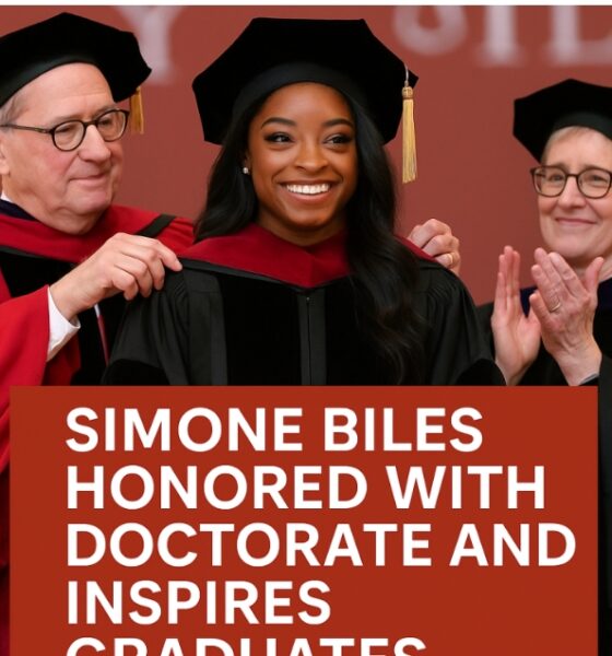 🏅 Simone Biles Honored with Doctorate Degree: A Powerful Message to 2025 Graduates