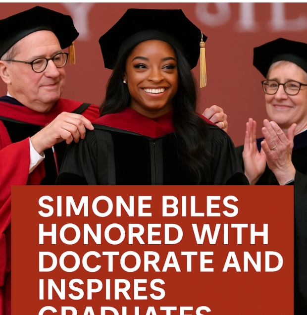 ๐
Simone Biles Honored with Doctorate Degree: A Powerful Message to 2025 Graduates